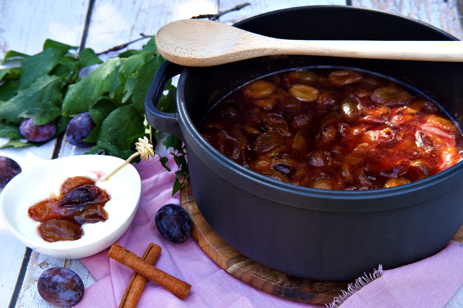 Pflaumenkompott mit Zimt und Vanille - mein Lieblingsrezept