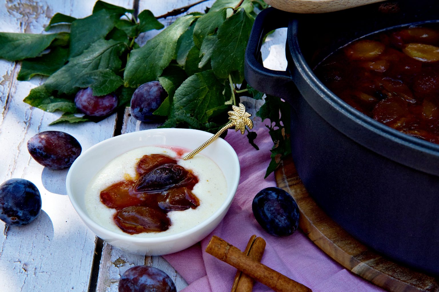 Pflaumenkompott mit Zimt und Vanille - mein Lieblingsrezept
